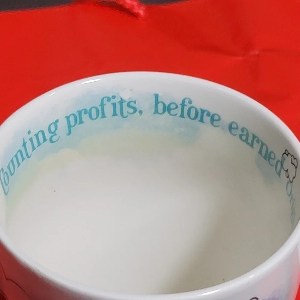 PAUL Cardew METAPHORICALLY SPEAKING new bone latte / coffee mug dog chickies